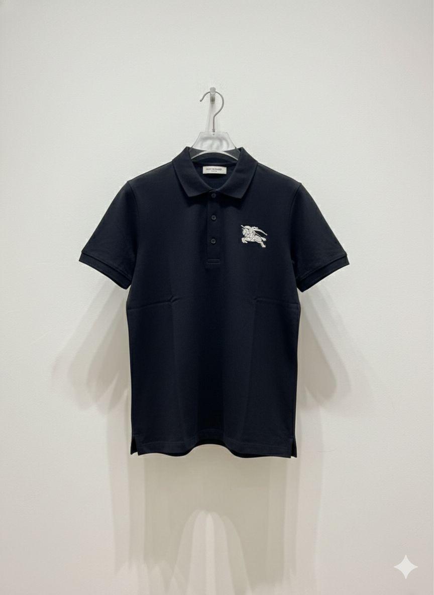 Burberry black premium women's polo T-shirt
