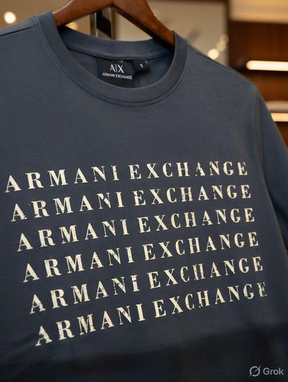 Armani grey designer-inspired ladies casual tee
