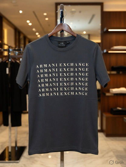Armani grey premium imported Turkey stock T-shirt for women
