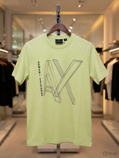 Armani light green premium imported Turkey stock T-shirt for women
