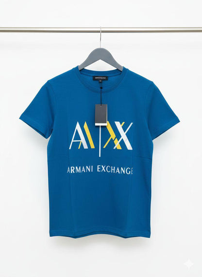 Armani blue premium Lycra T-shirt for women
