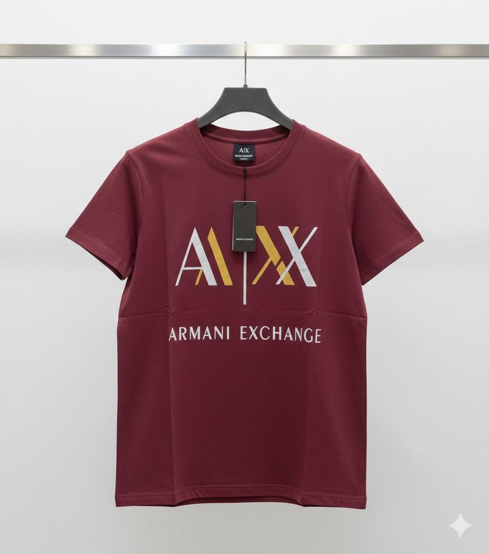 Armani wine premium Lycra T-shirt for women
