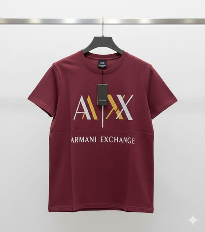 Armani wine premium Lycra T-shirt for women
