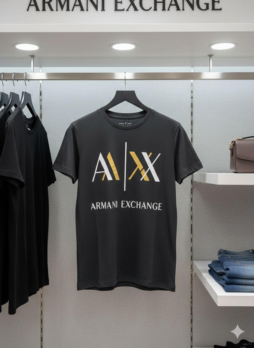 Armani grey premium Lycra T-shirt for women
