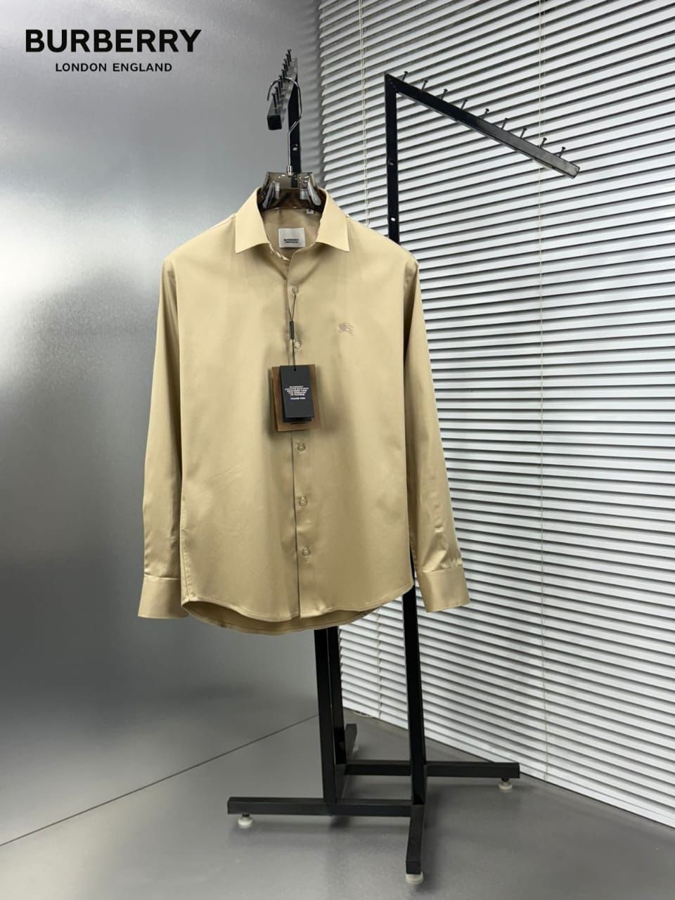 Burberry Cream premium cotton shirt for men
