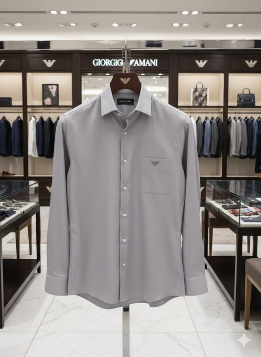 Armani lavender premium Raymond cotton shirt for men
