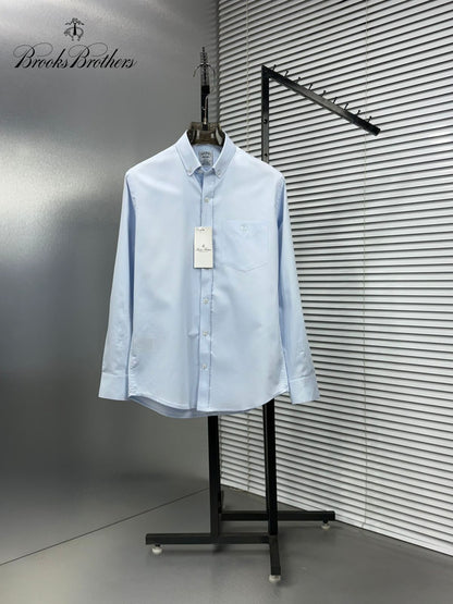Brooks Brothers Regular Fit Cotton Oxford Shirt in Sky Blue
