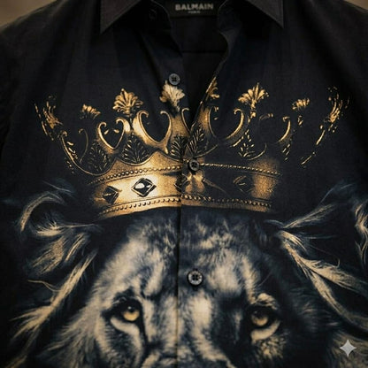 Balmain Black Shirt – Fabric Close-up	