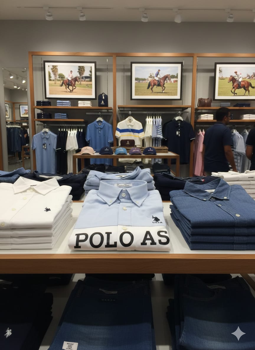 U.S. Polo Assn. Sky Blue Shirt – Fabric Close-up	