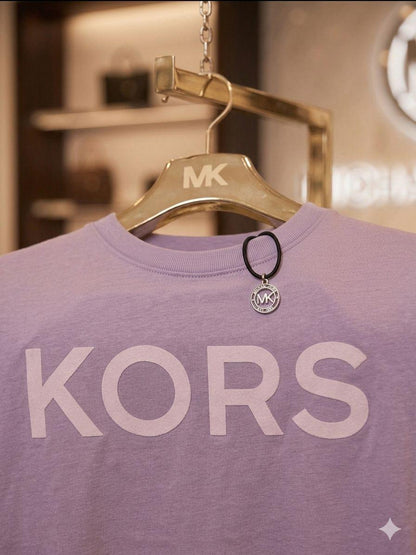 Women's MK lilac 230 GSM casual T-shirt
