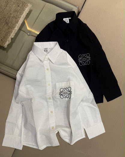 LOEWE western women's wear clothing cotton Oxford shirts
