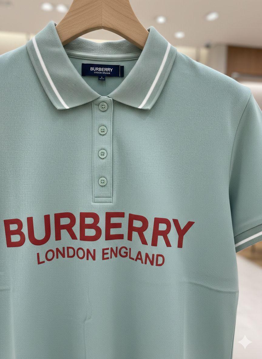 Teal Green womens summer tops Burberry women's wear
