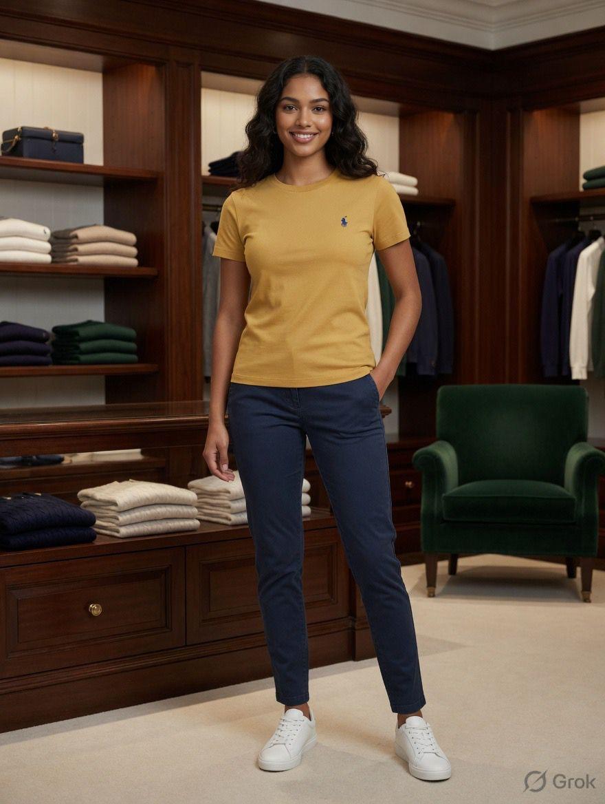 Premium yellow women's t shirt for casual wear
