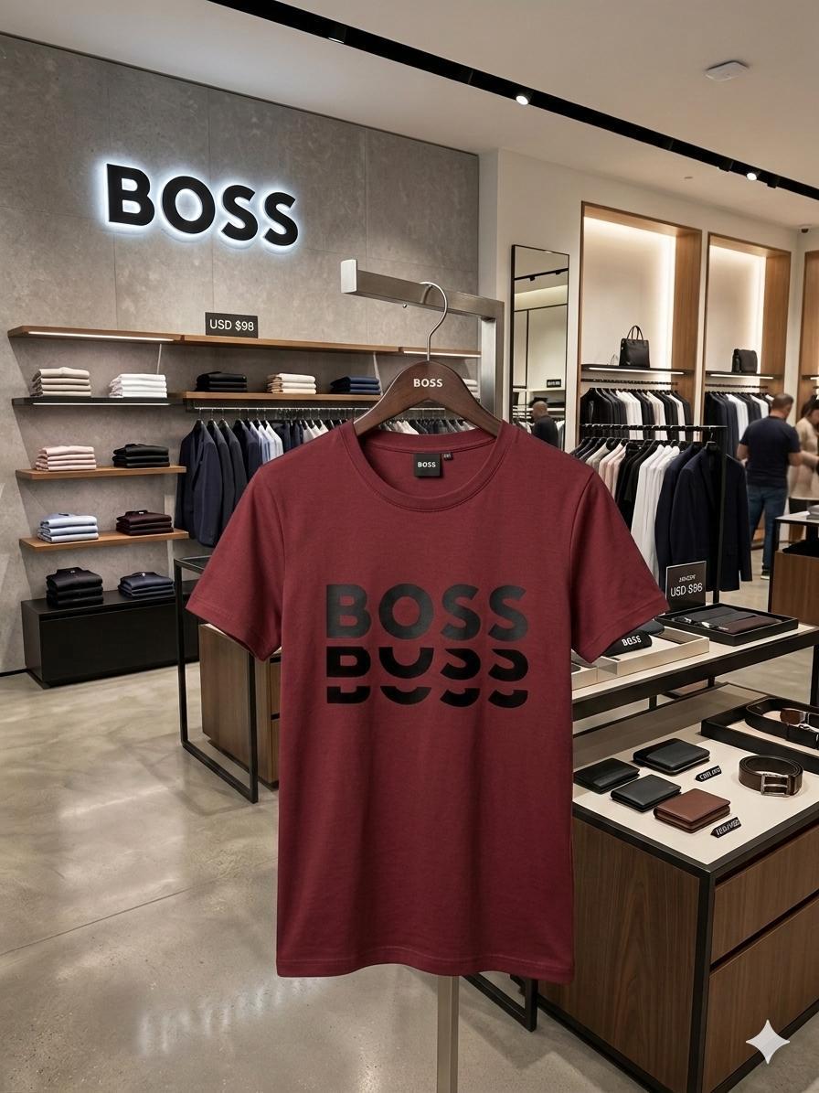 BOSS wine women's t shirt premium womens summer top
