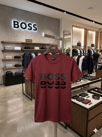 BOSS wine women's t shirt premium womens summer top
