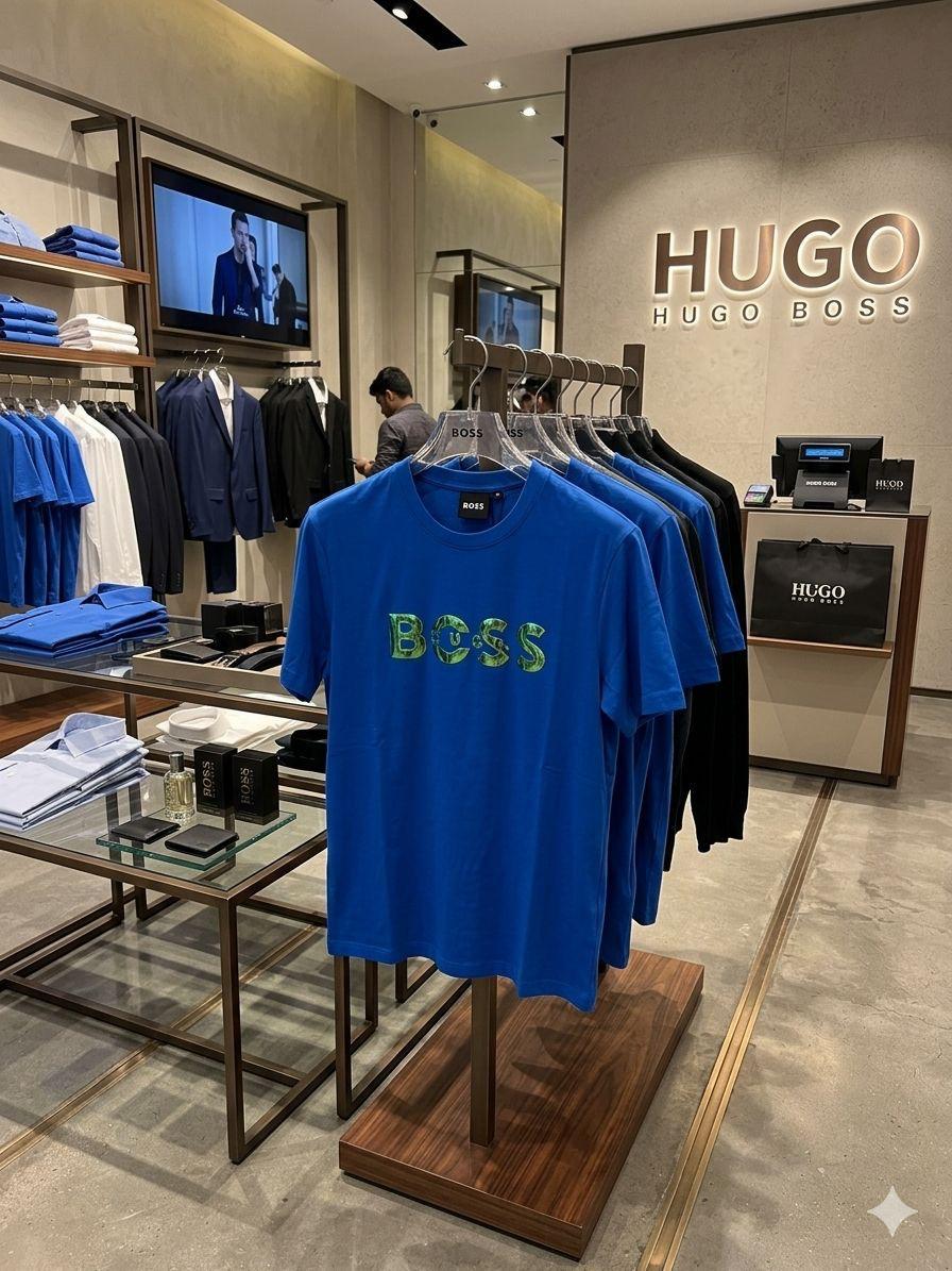 BOSS blue women's t shirt premium womens summer top
