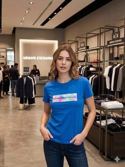 Premium blue women's t shirt for women
