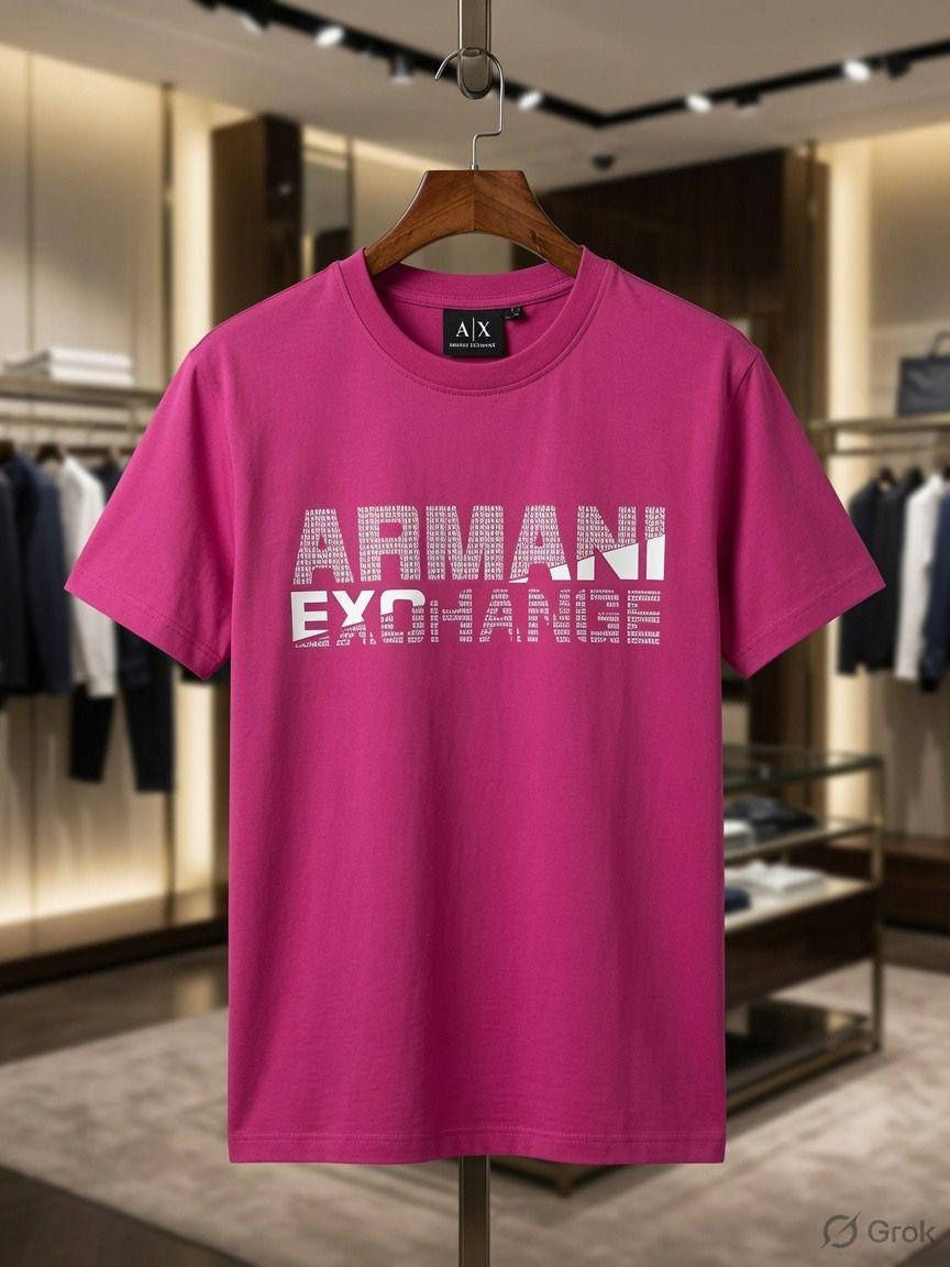 Armani Exchange pink women's t shirt premium womens summer top

