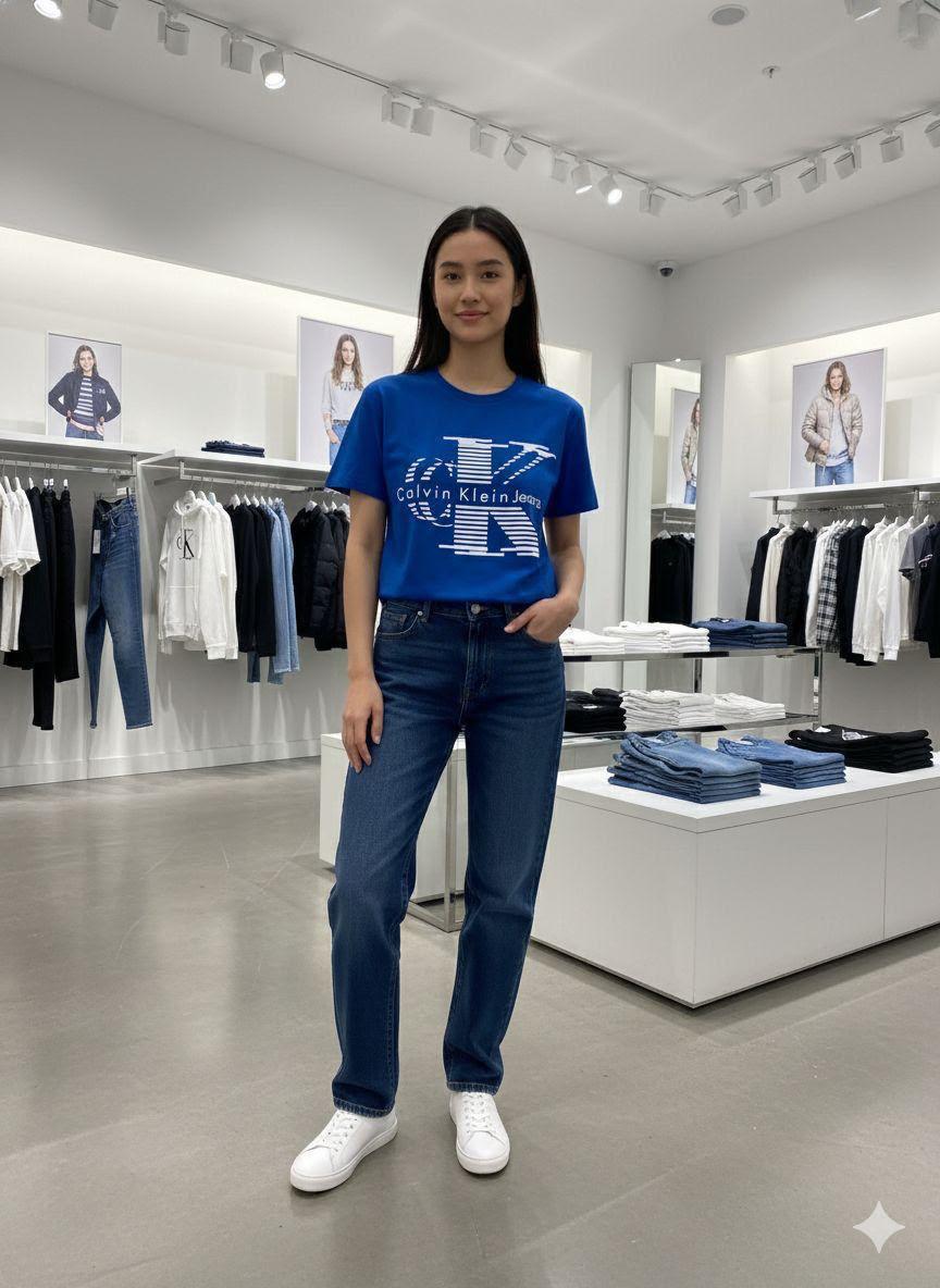 Premium blue women's t shirt for casual everyday wear
