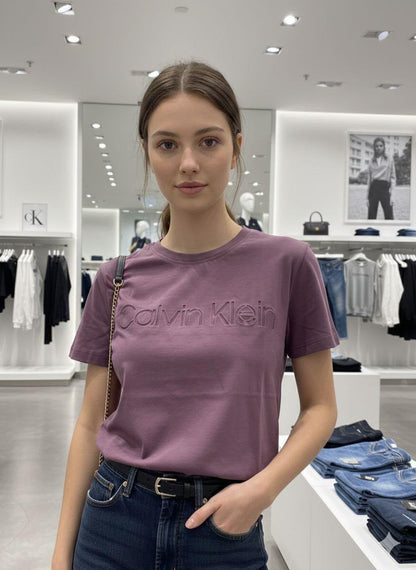 Calvin lilac western women's wear clothing tee
