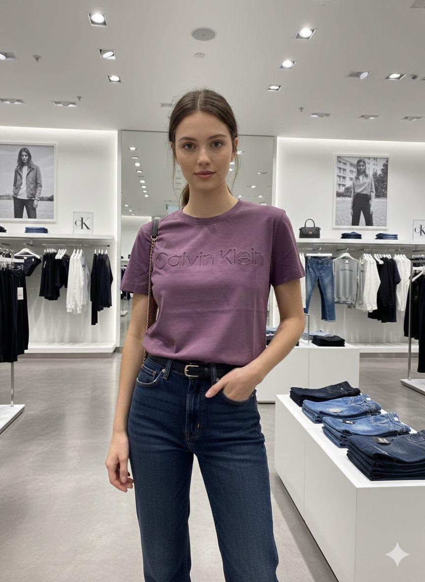 Premium lilac women's t shirt relaxed fit
