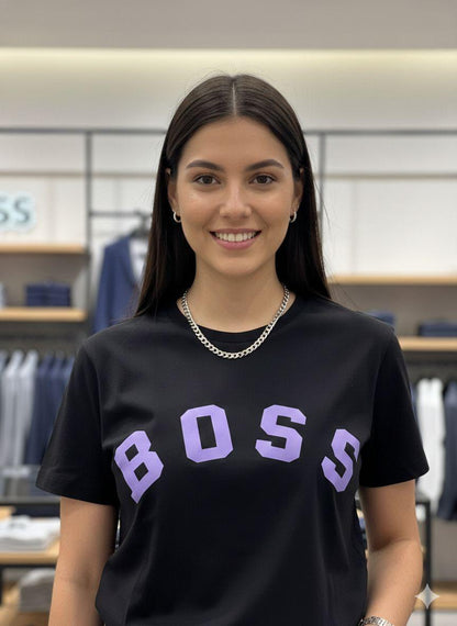 BOSS black western women's wear clothing tee
