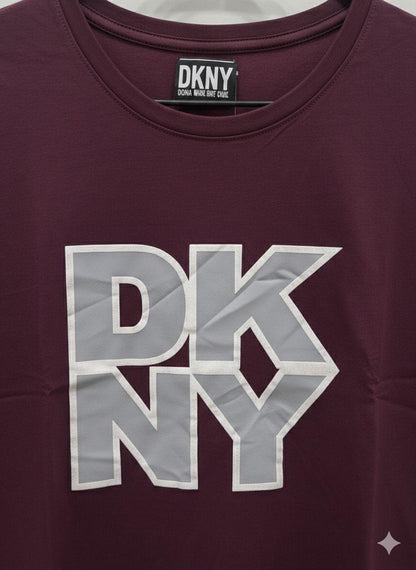 DKNY wine women's t shirt cotton premium summer top
