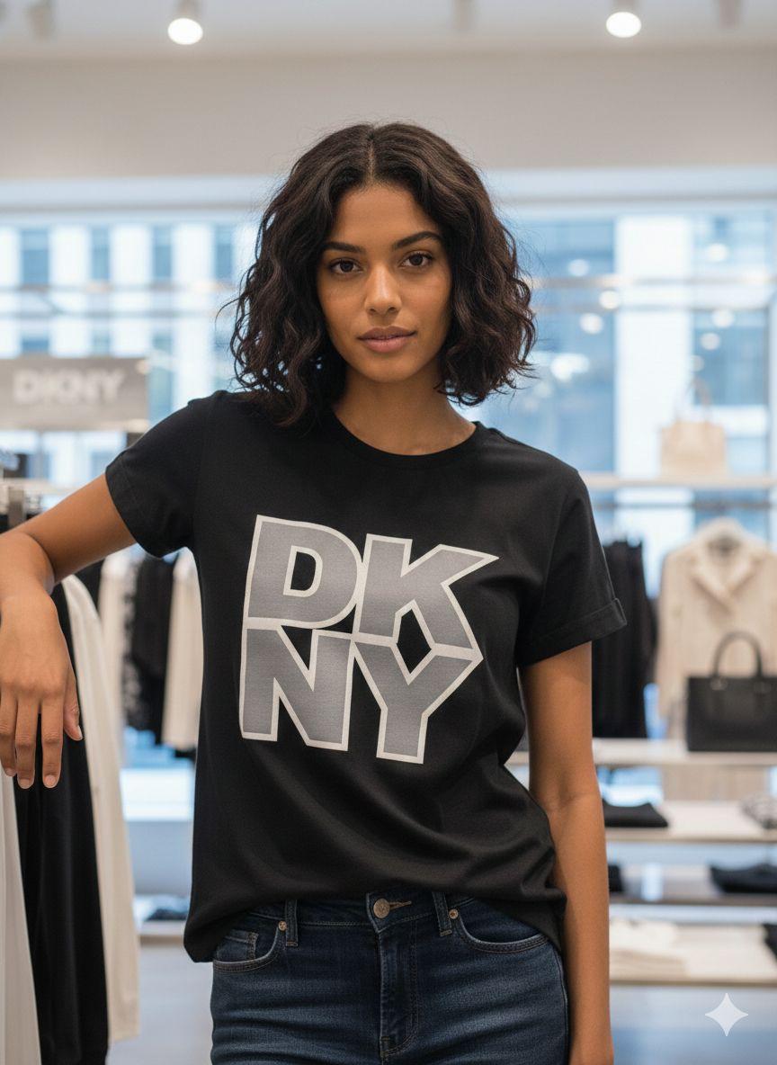 DKNY black western women's wear clothing
