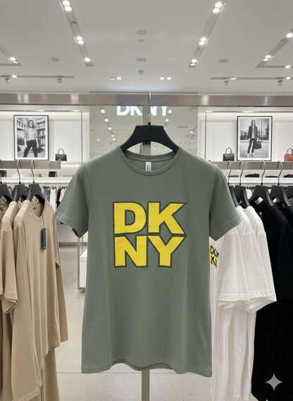 DKNY grey women's t shirt cotton premium summer top
