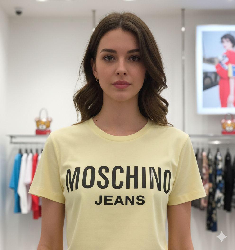 Moschino yellow cream western women's wear clothing

