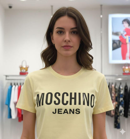 Moschino yellow cream western women's wear clothing
