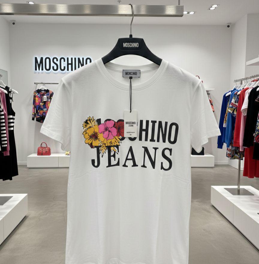 White womens summer tops Moschino women's wear
