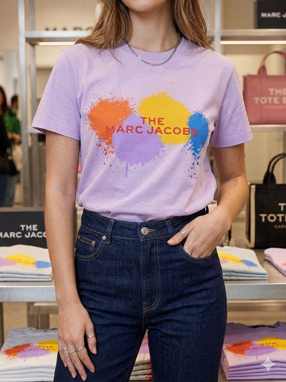 Marc Jacobs lilac western women's wear clothing tee
