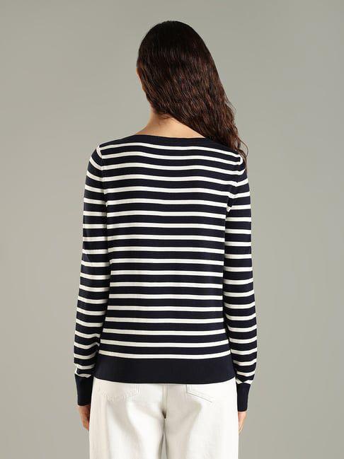 Tommy Hilfiger western women's wear clothing striped knit pullover
