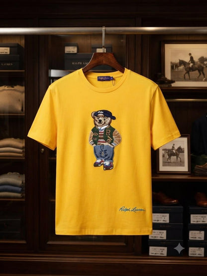 Ralph Lauren yellow women's t shirt Purple Label edition

