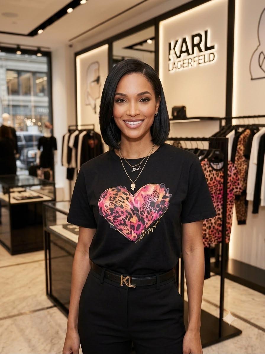 Karl Lagerfeld black premium western women's wear clothing

