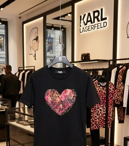 Black womens summer tops Karl Lagerfeld designer women's wear
