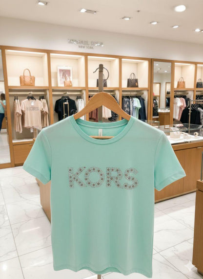 Michael Kors light green women's t shirt premium summer top
