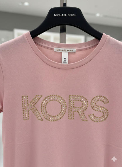 Pink womens summer tops Michael Kors women's wear
