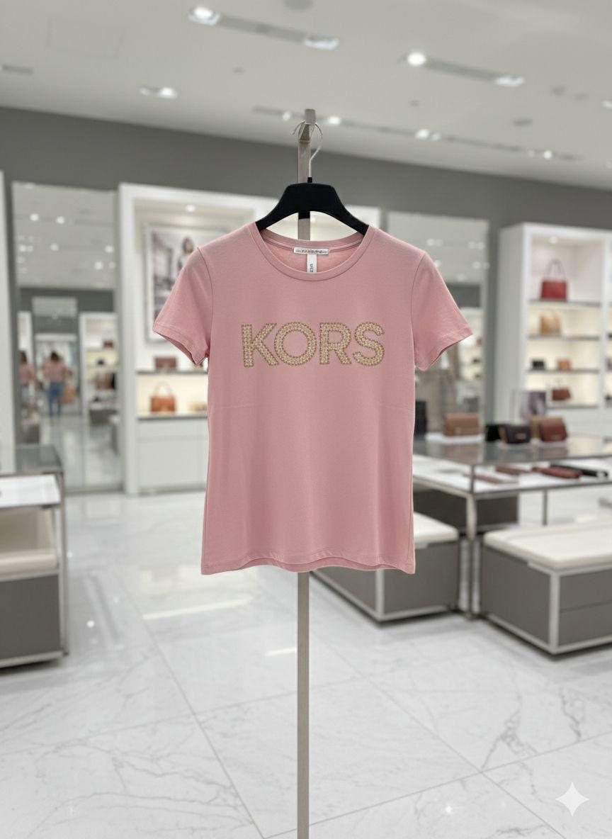 Michael Kors pink women's t shirt premium womens summer top
