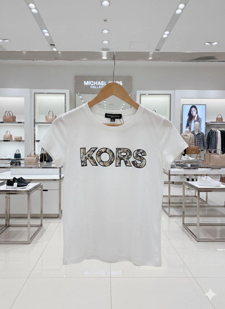 Michael Kors white women's t shirt premium womens summer top
