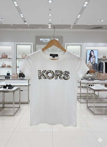 Michael Kors white women's t shirt premium womens summer top
