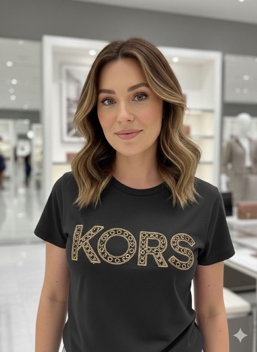 Black womens summer tops Michael Kors women's wear
