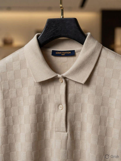 Cream women's wear premium Turkey cotton polo t shirt
