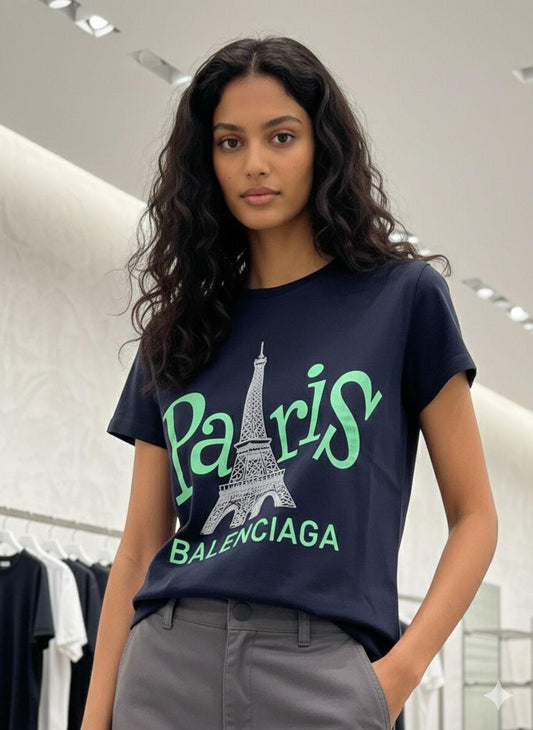 Navy womens summer tops premium women's wear
