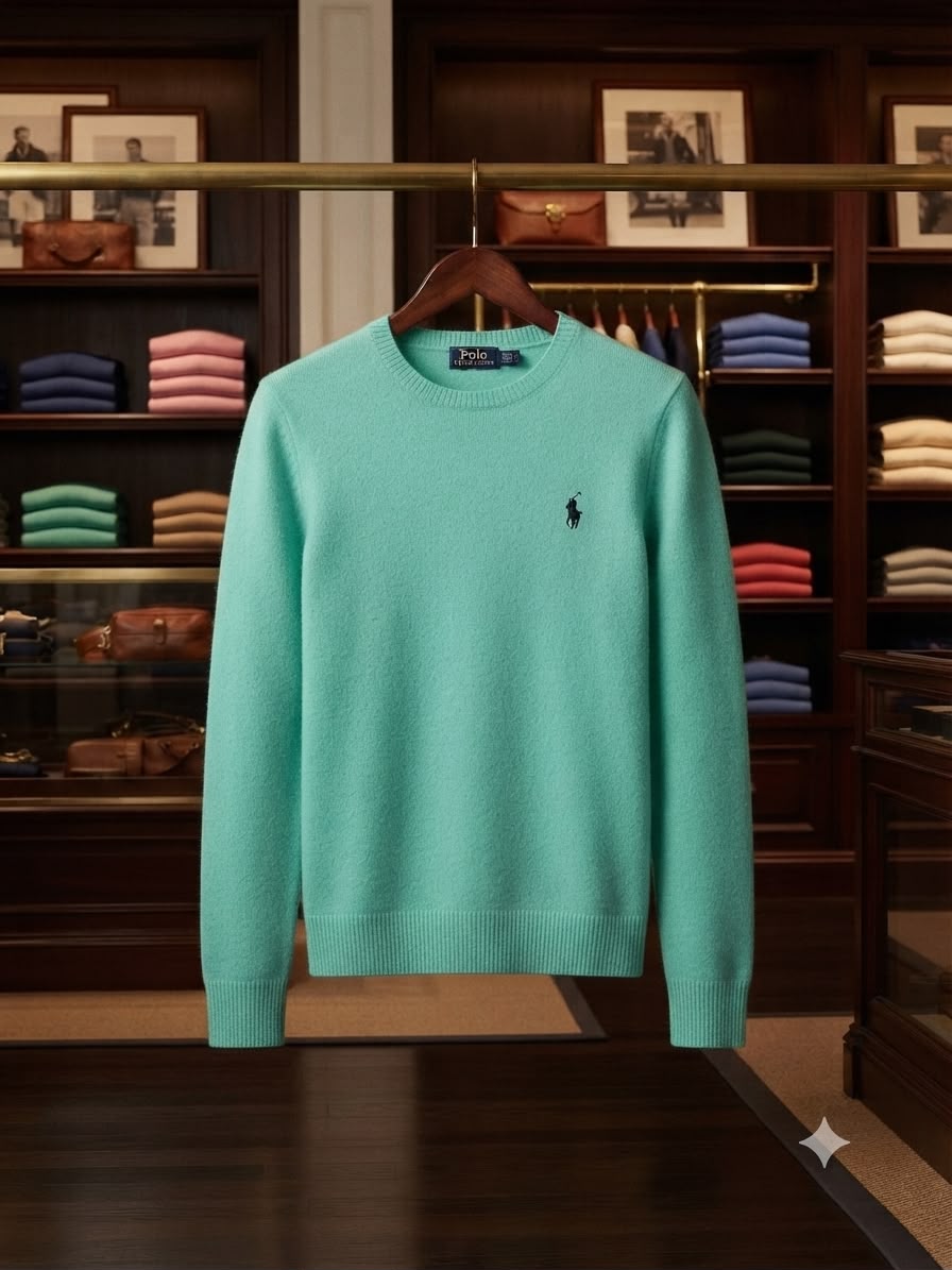 Ralph Lauren mint green women's pullover premium women's wear
