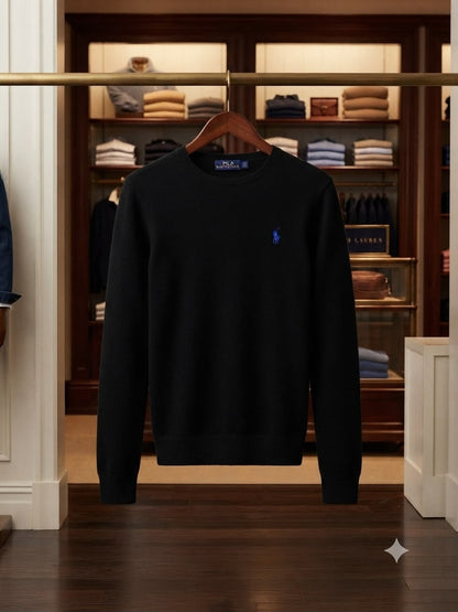 Ralph Lauren black women's pullover premium women's wear
