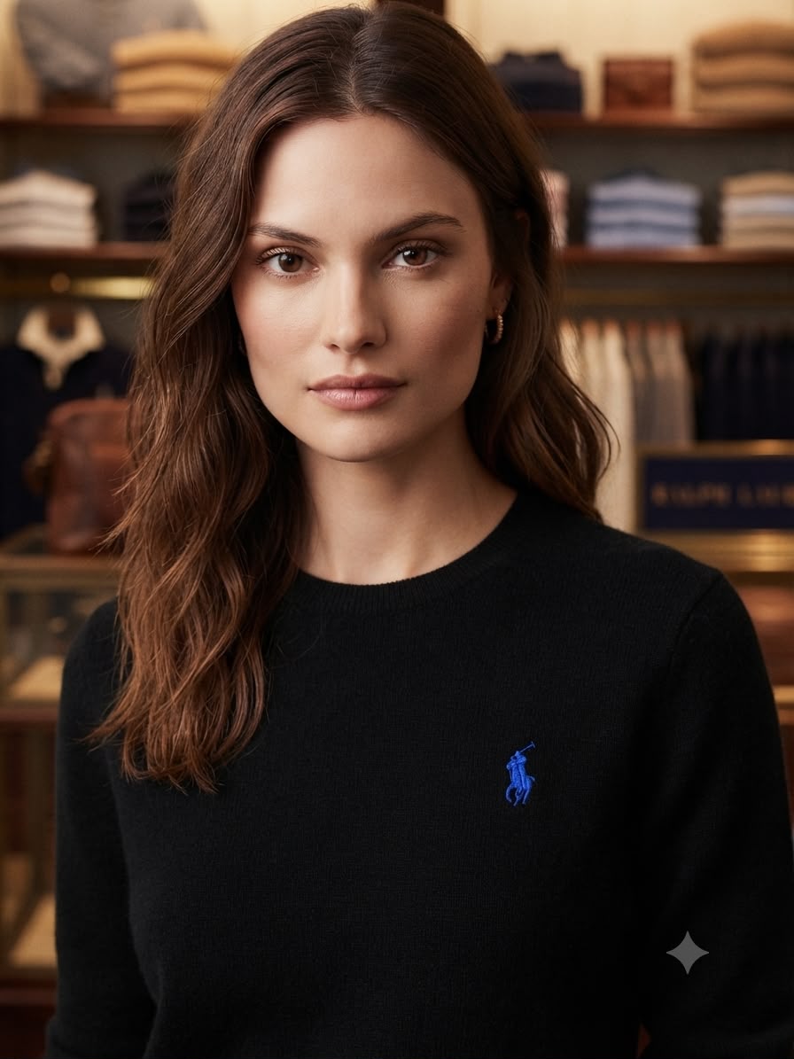 Ralph Lauren black western women's wear clothing pullover

