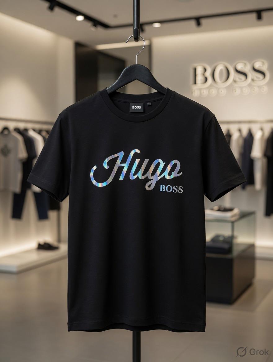 Hugo Boss black women's t shirt premium 290 GSM cotton
