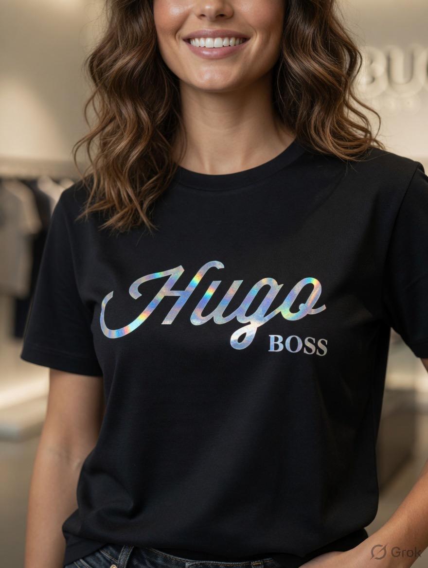 Hugo Boss black western women's wear clothing tee
